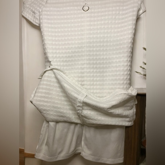 Maggy London Textured Square Shift Dress White Size 4 - Picture 5 of 7